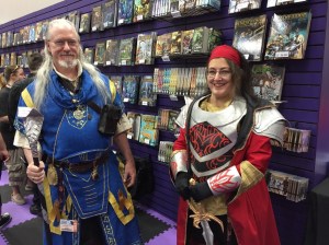 the two of us taken by the kind folks at the Paizo booth :) 